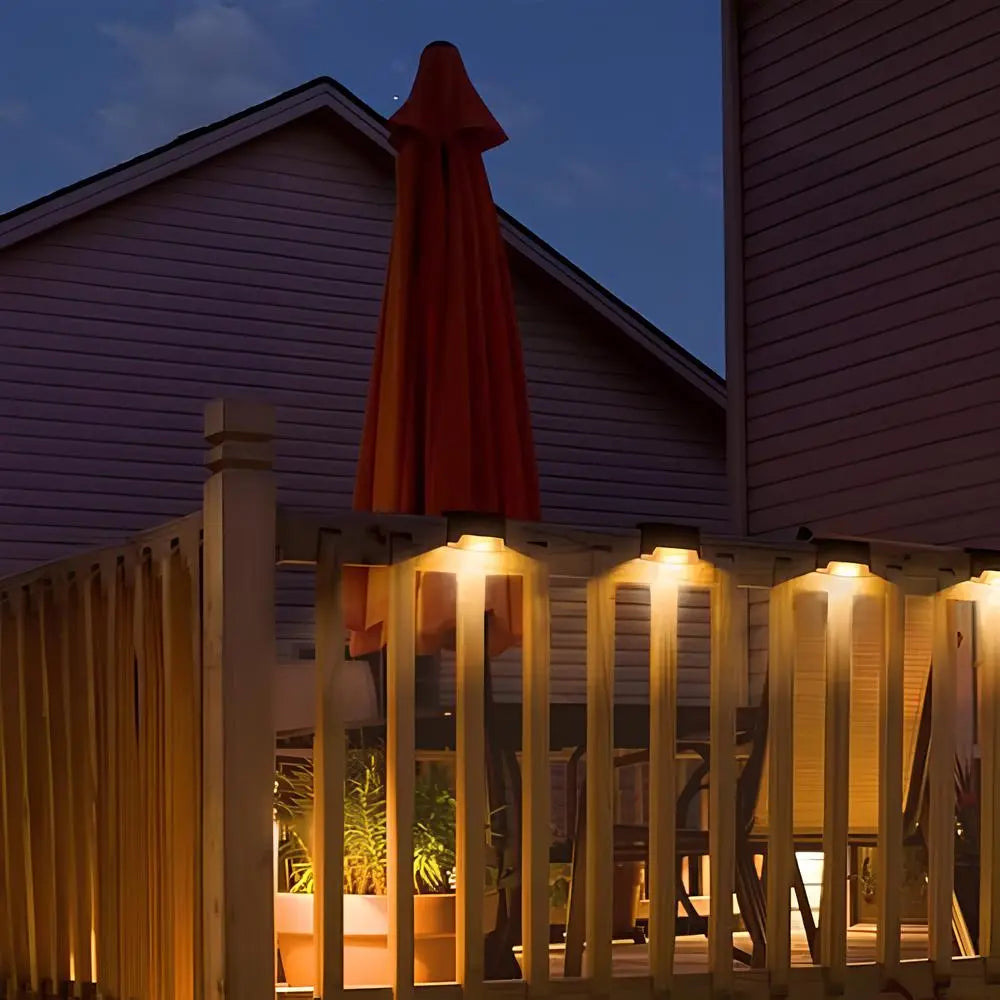 Solar Step Lights with Dusk to Dawn Sensors for Outdoor Safety NaLani