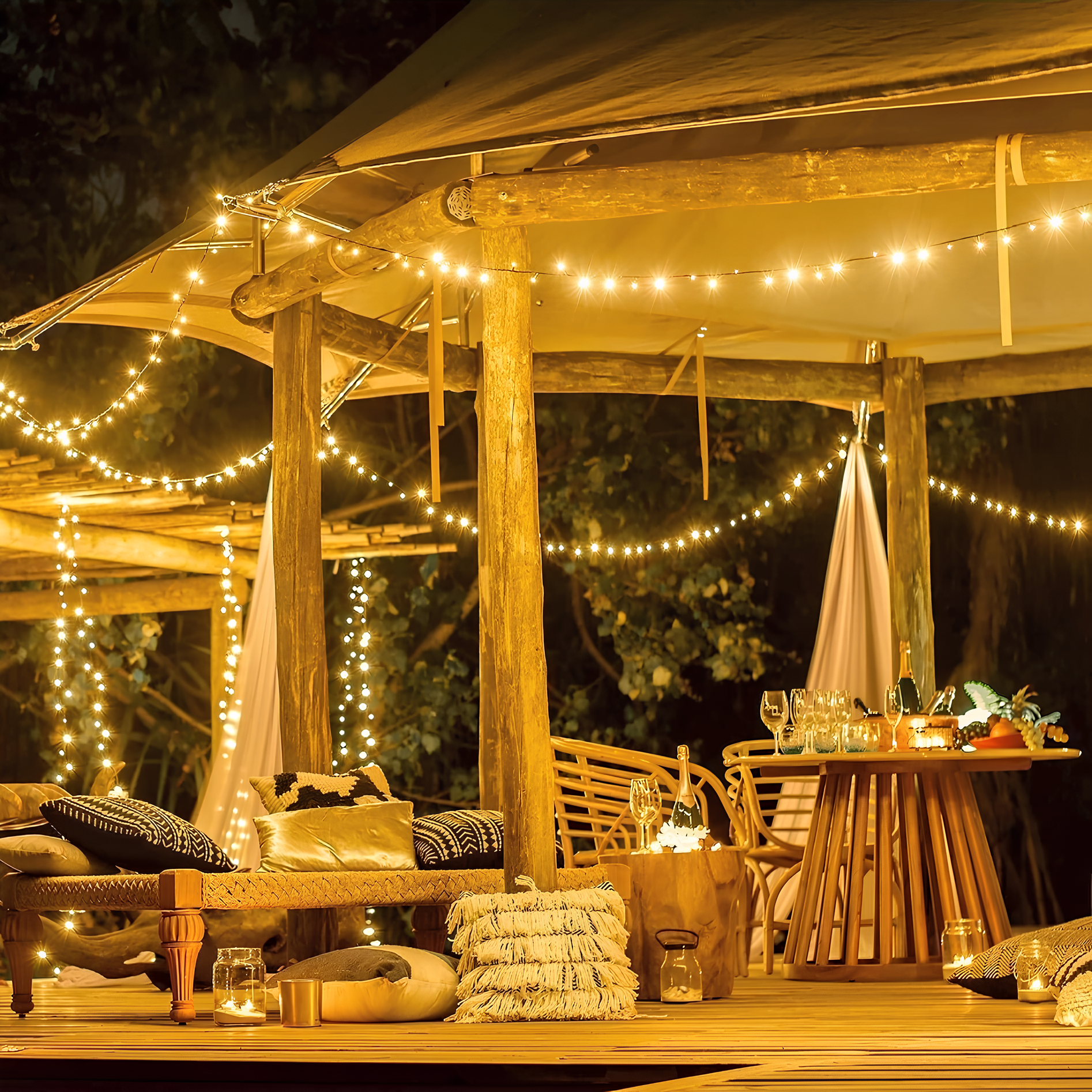 Solar String Fairy Lights for Outdoor Garden and Patio Decor NaLani