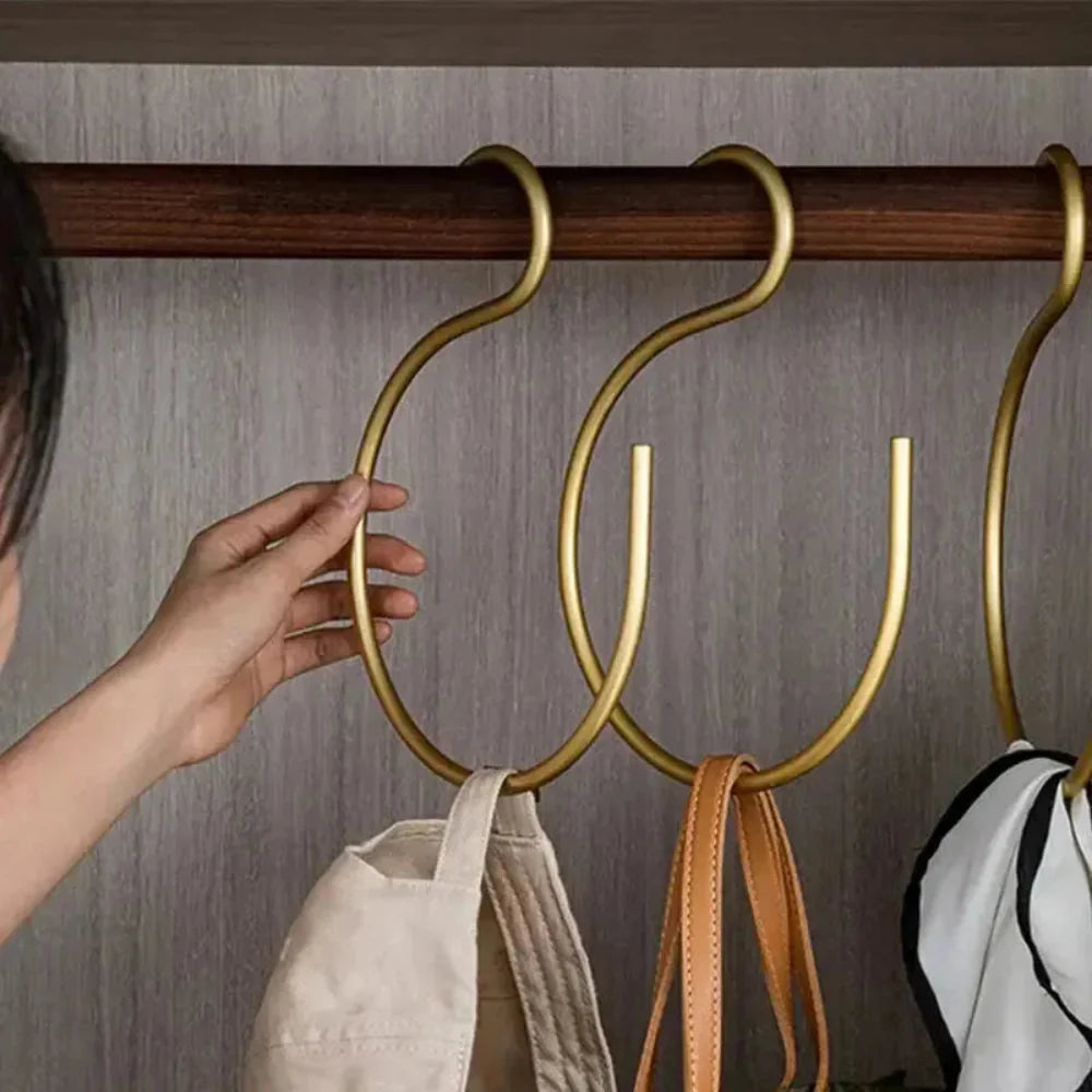 Space Saving S Shaped Hangers For Closet Organization NALANI