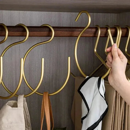 Space Saving S Shaped Hangers For Closet Organization NALANI