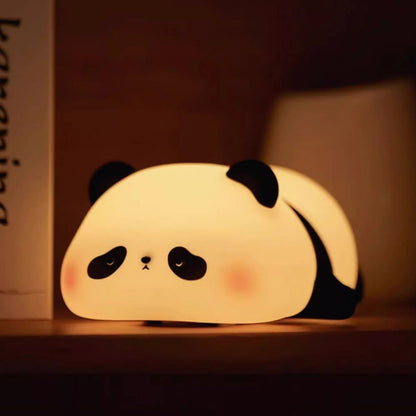 Squeeze Night Light for Kids with Adjustable Brightness and Glow Sleepy Panda NaLani