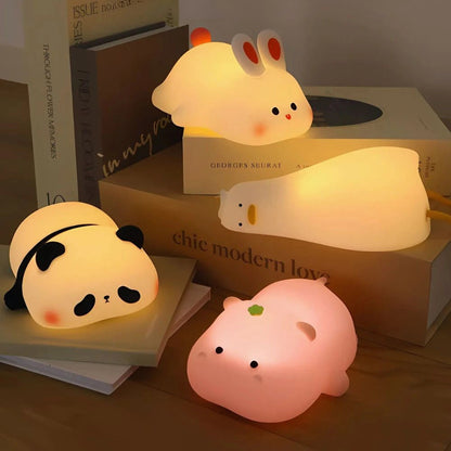Squeeze Night Light for Kids with Adjustable Brightness and Glow NaLani