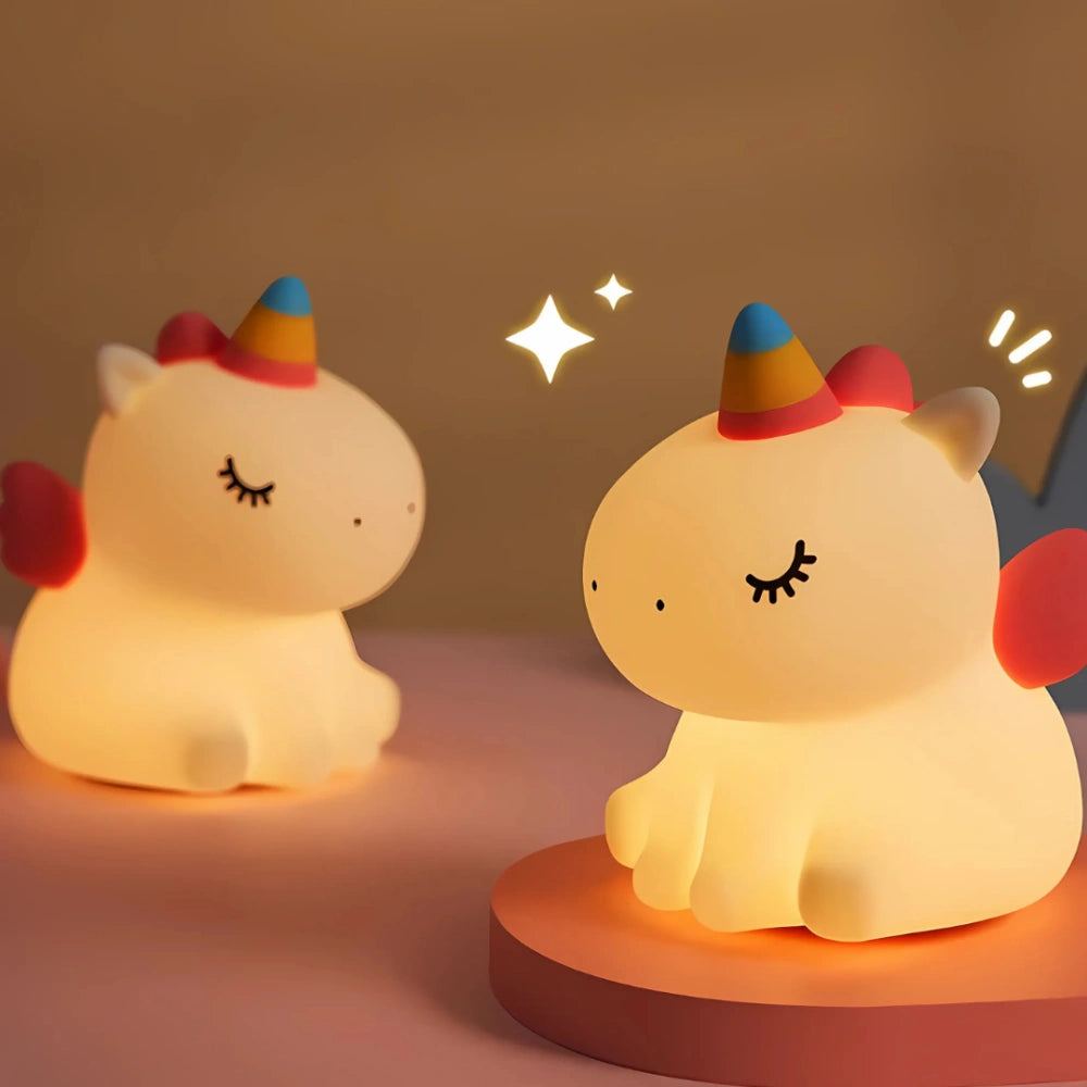 Squeeze Night Light for Kids with Adjustable Brightness and Glow NaLani