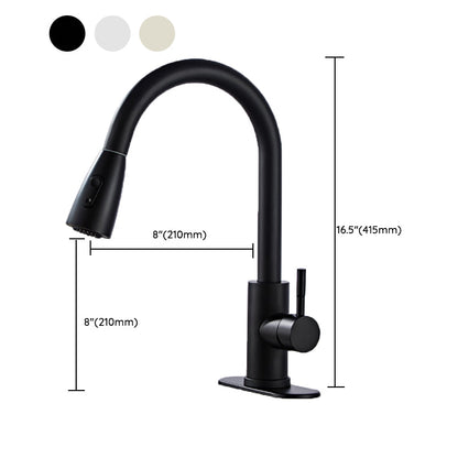 Stainless Steel Bridge Faucet With Pull Down Sprayer NALANI