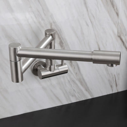 Stainless Steel Pot Filler Faucet Single Handle Wall Mount NALANI