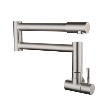 Stainless Steel Pot Filler Faucet Single Handle Wall Mount NALANI