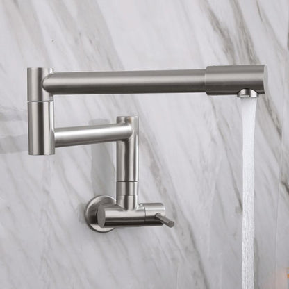 Stainless Steel Pot Filler Faucet Single Handle Wall Mount NALANI