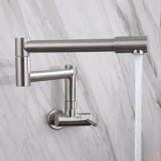 Stainless Steel Pot Filler Faucet Single Handle Wall Mount NALANI
