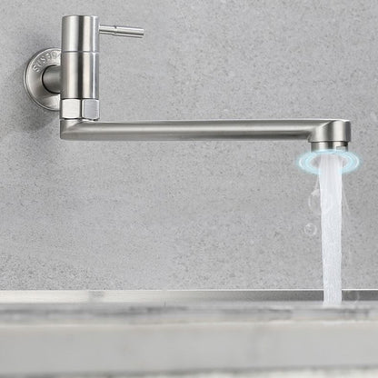 Stainless Steel Pot Filler Faucet With Single Handle Swivel NALANI