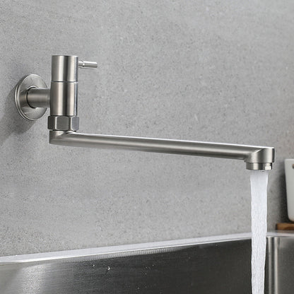 Stainless Steel Pot Filler Faucet With Single Handle Swivel NALANI