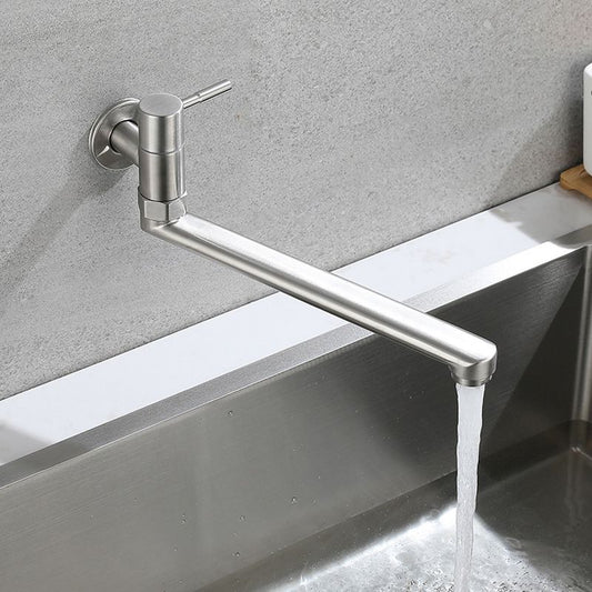 Stainless Steel Pot Filler Faucet With Single Handle Swivel NALANI
