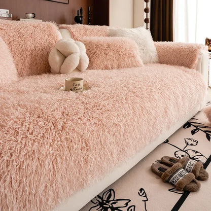 Stretch Sofa Cover Elastic Protector For Any Couch Lelie Roze NALANI