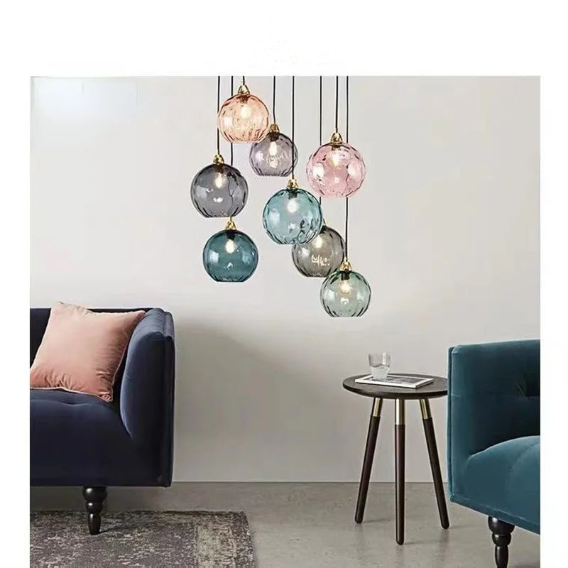 Stylish Glass Hanging Lamp for Elegant Home Lighting Decor NaLani