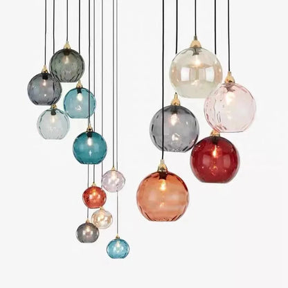 Stylish Glass Hanging Lamp for Elegant Home Lighting Decor NaLani