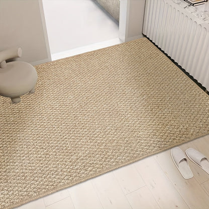 Stylish Jute Door Mat Soft Absorbent Indoor Outdoor NALANI