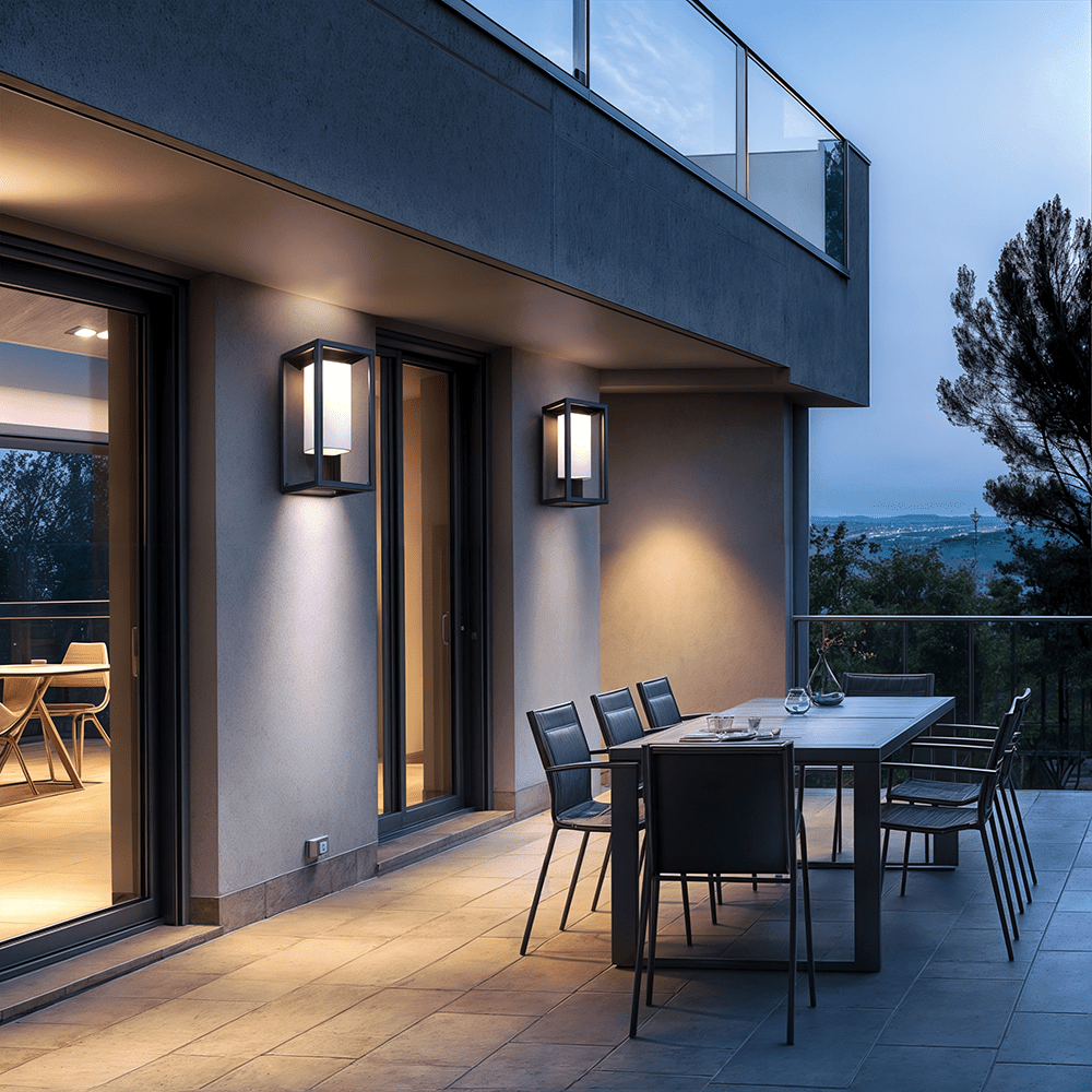 Stylish Outdoor Wall Lamp for Balconies and Patios NaLani