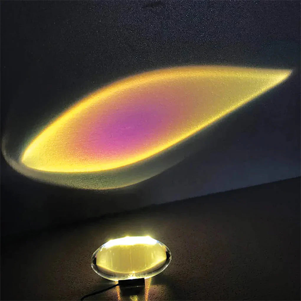 Sunlight Table Lamp With Clear Glass Shade And Color Modes NALANI