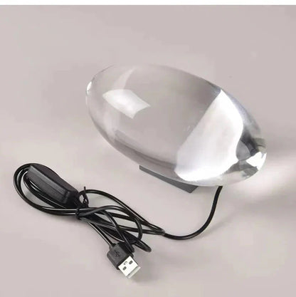 Sunlight Table Lamp With Clear Glass Shade And Color Modes NALANI