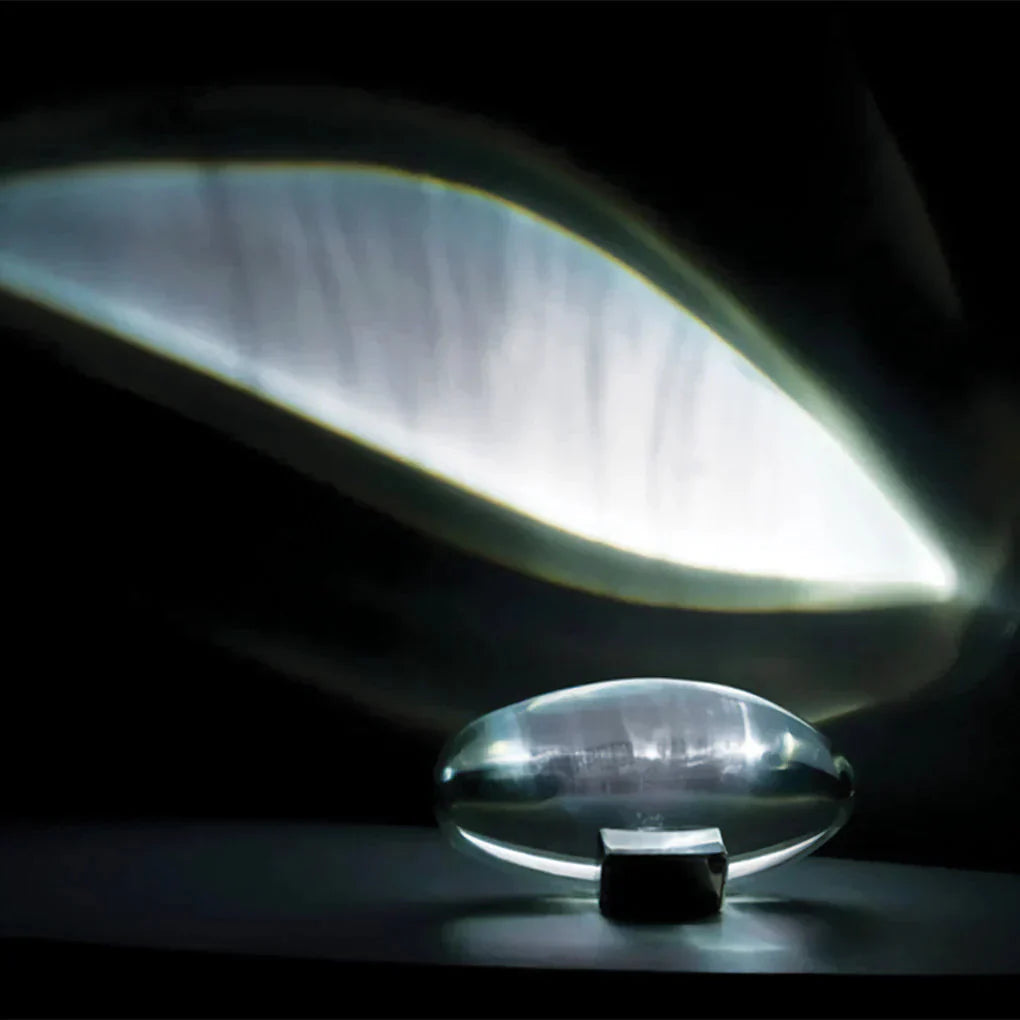 Sunlight Table Lamp With Clear Glass Shade And Color Modes NALANI