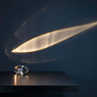 Sunlight Table Lamp With Clear Glass Shade And Color Modes NALANI