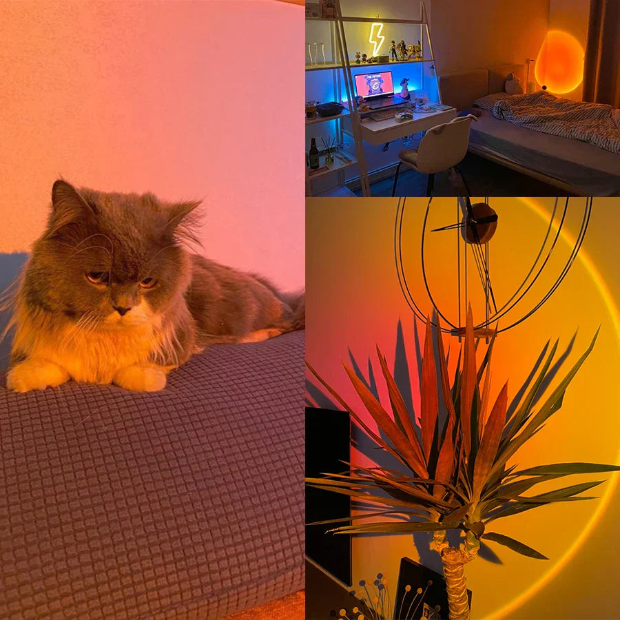 Sunset LED Lamp for Ambient Home Lighting and Decor NALANI