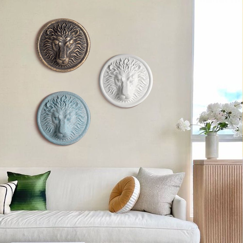 Surreal Lion Head Wall Art for Powerful Home Decor NaLani