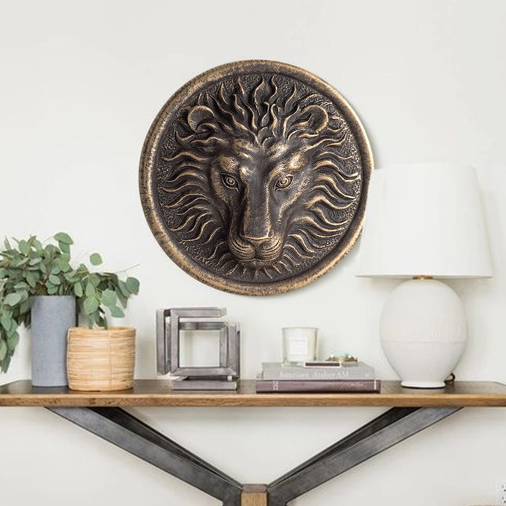 Surreal Lion Head Wall Art for Powerful Home Decor NaLani