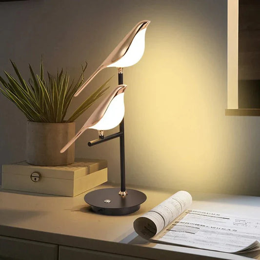 Table Lamp With Touch Dimming And Adjustable Bird Design NALANI