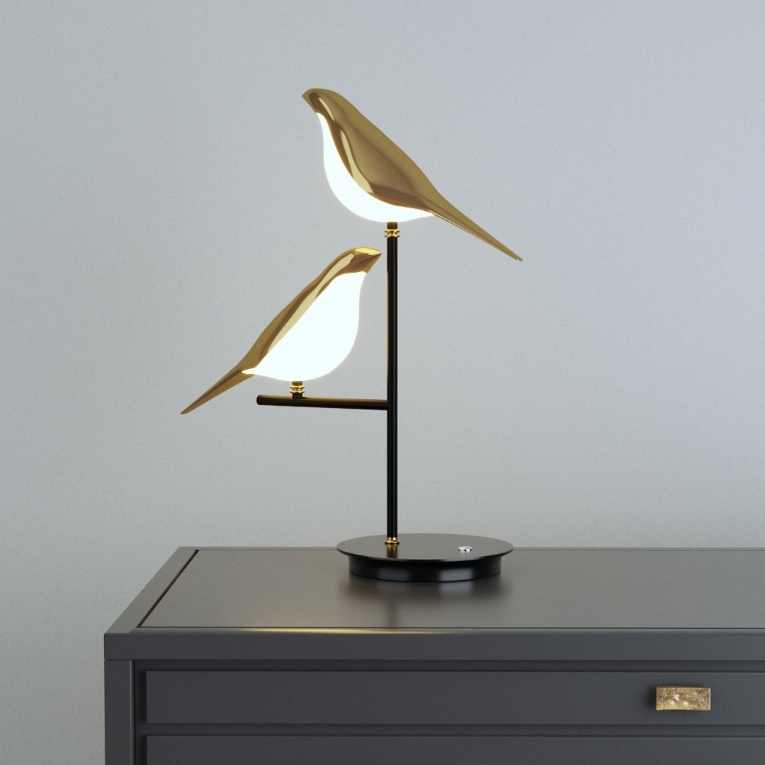 Table Lamp With Touch Dimming And Adjustable Bird Design NALANI