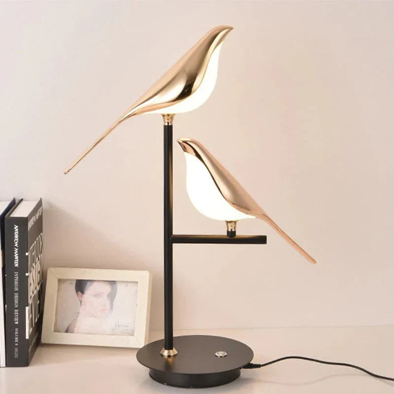 Table Lamp With Touch Dimming And Adjustable Bird Design NALANI