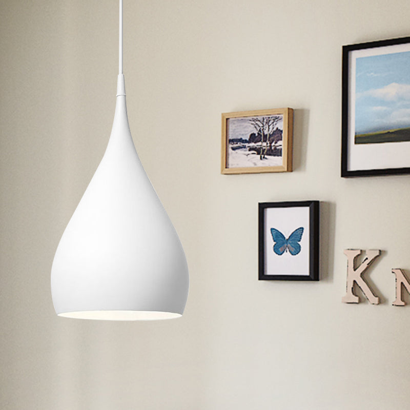 Teardrop Pendant Light Modern Metal 1 Light Fixture NALANI