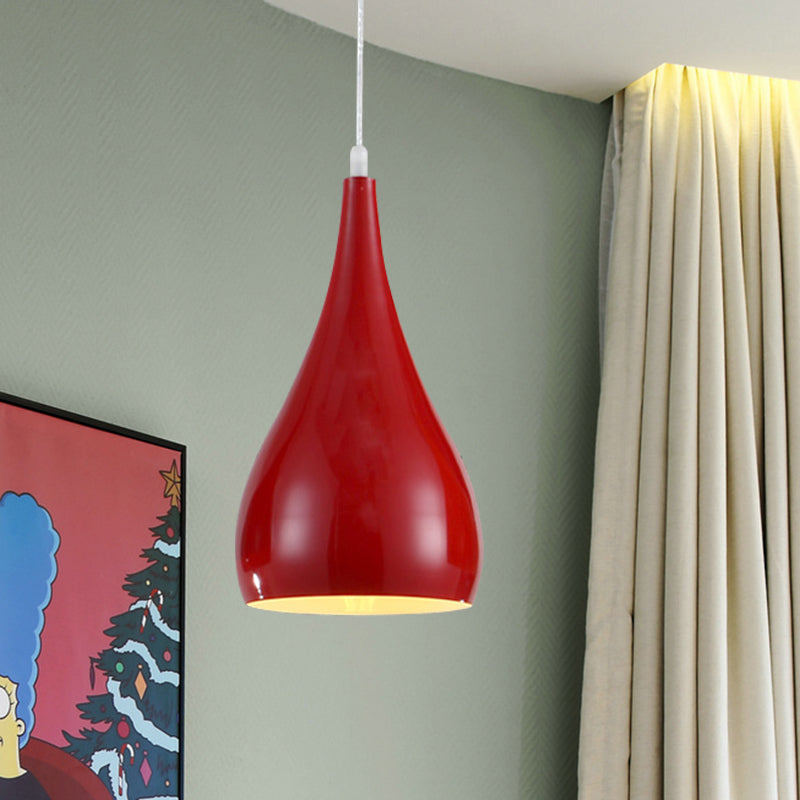 Teardrop Pendant Light Modern Metal 1 Light Fixture NALANI