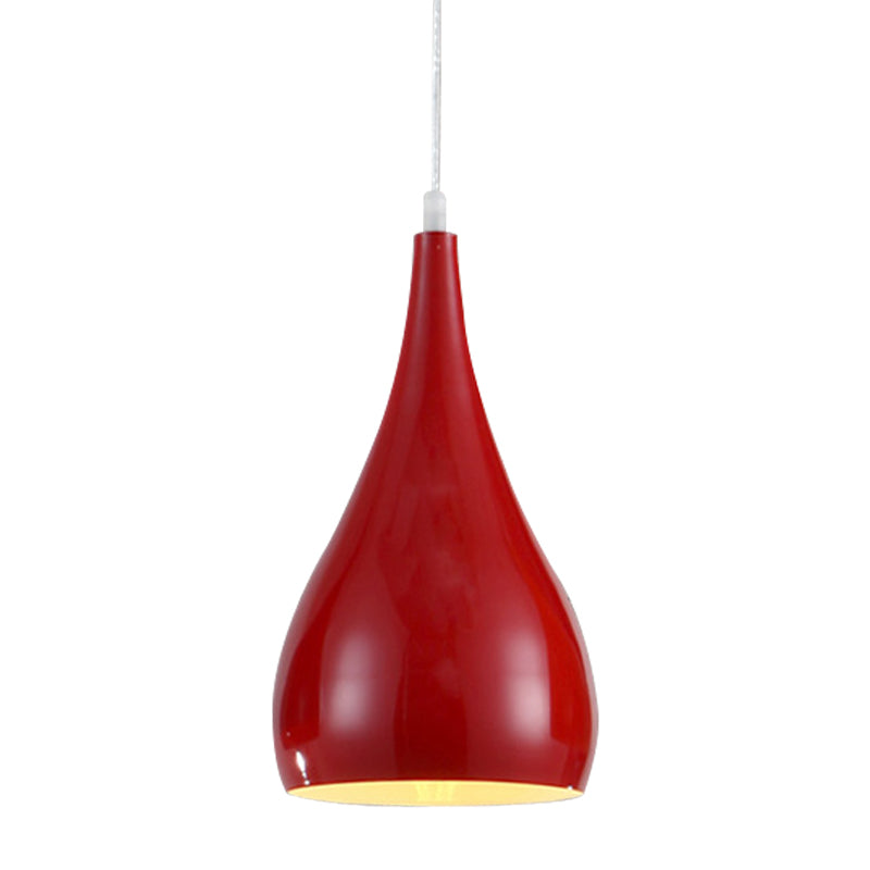Teardrop Pendant Light Modern Metal 1 Light Fixture NALANI