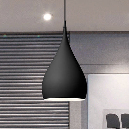 Teardrop Pendant Light Modern Metal 1 Light Fixture NALANI
