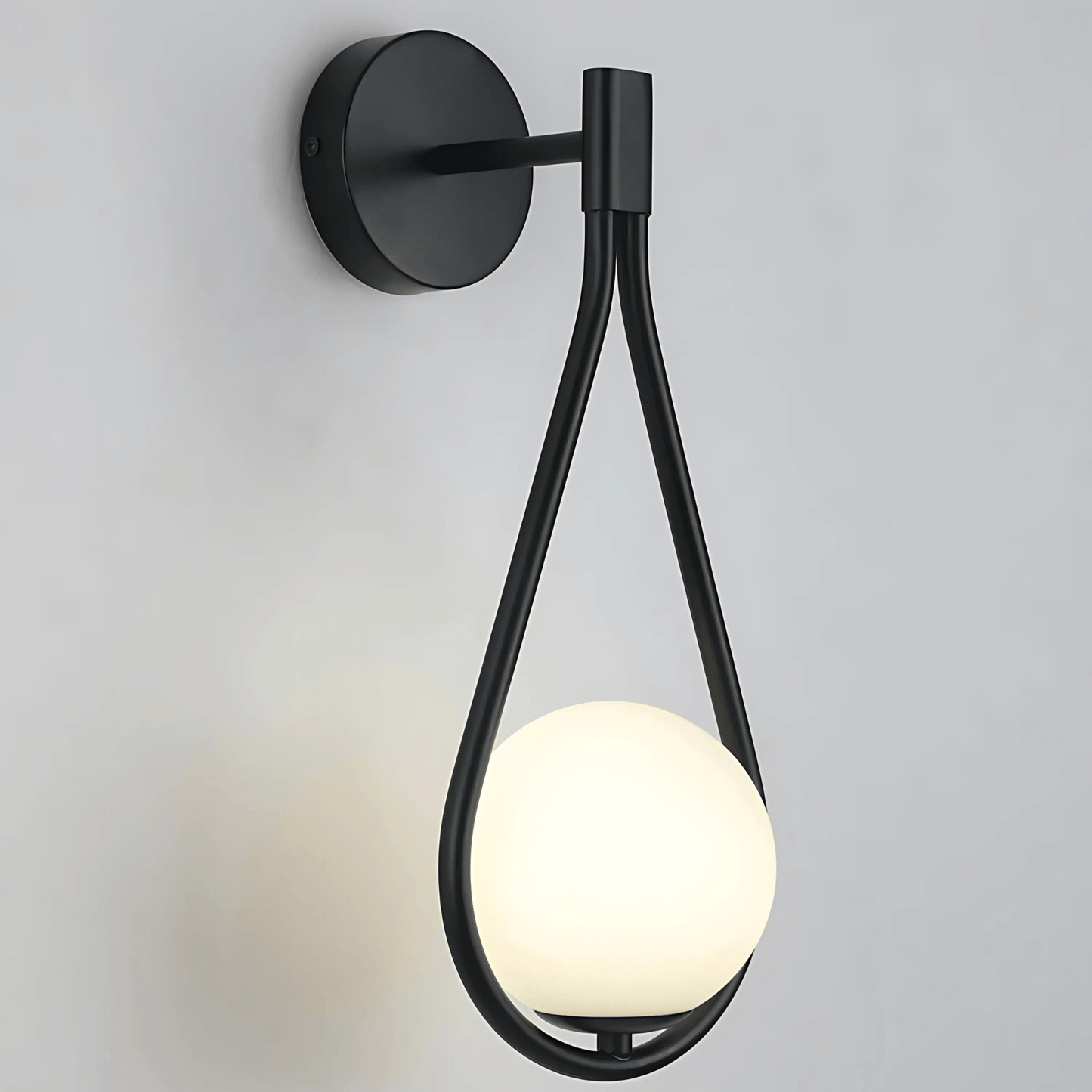 Teardrop Wall Light Fixture Elegant Modern Finishes Set NALANI