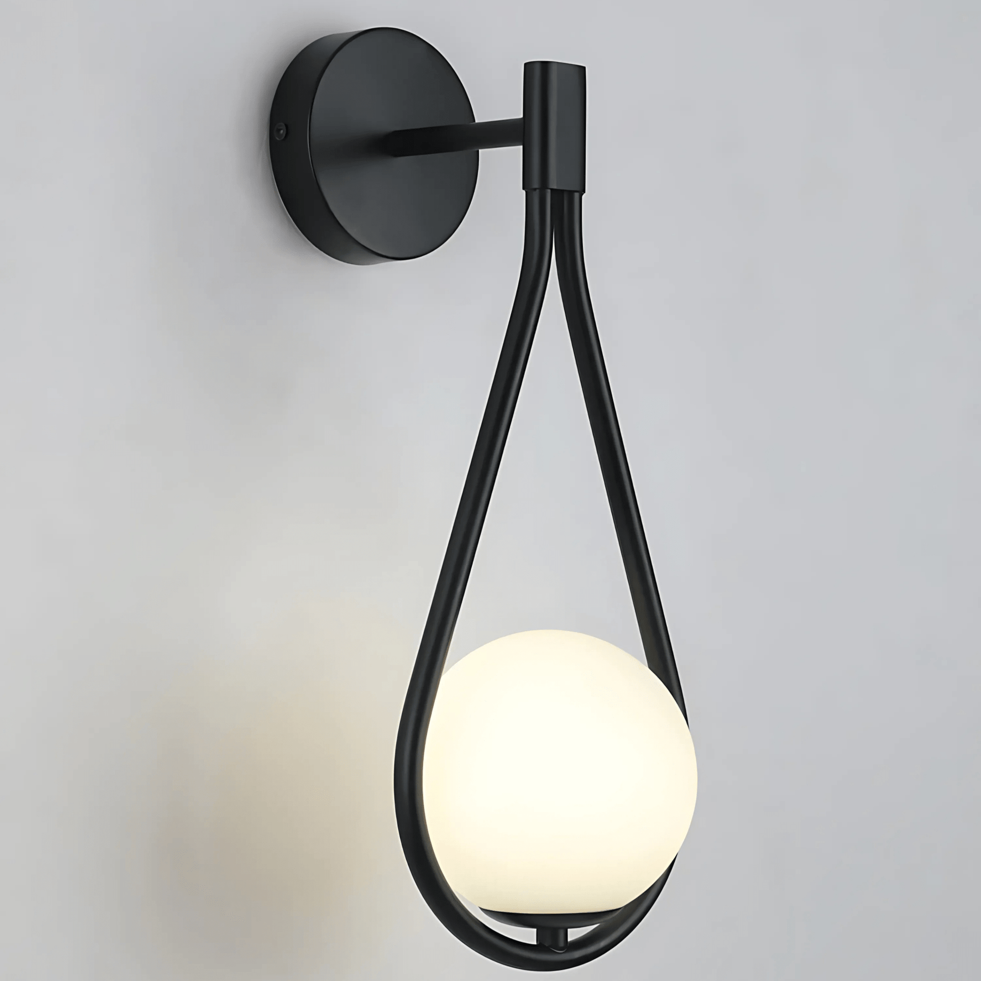 Teardrop Wall Light Fixture Elegant Modern Finishes Set NALANI