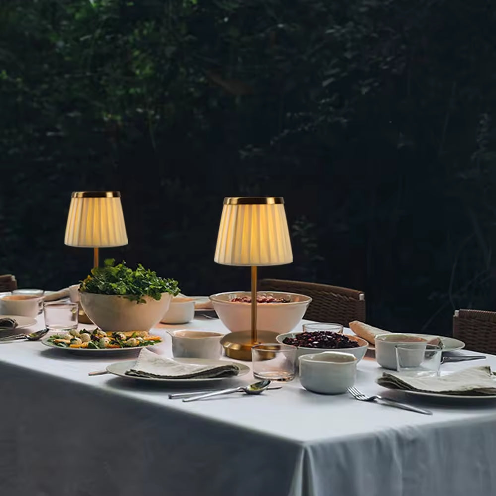 Timeless Grace Lamp with Adjustable LED Lighting and Iron Frame Design NALANI