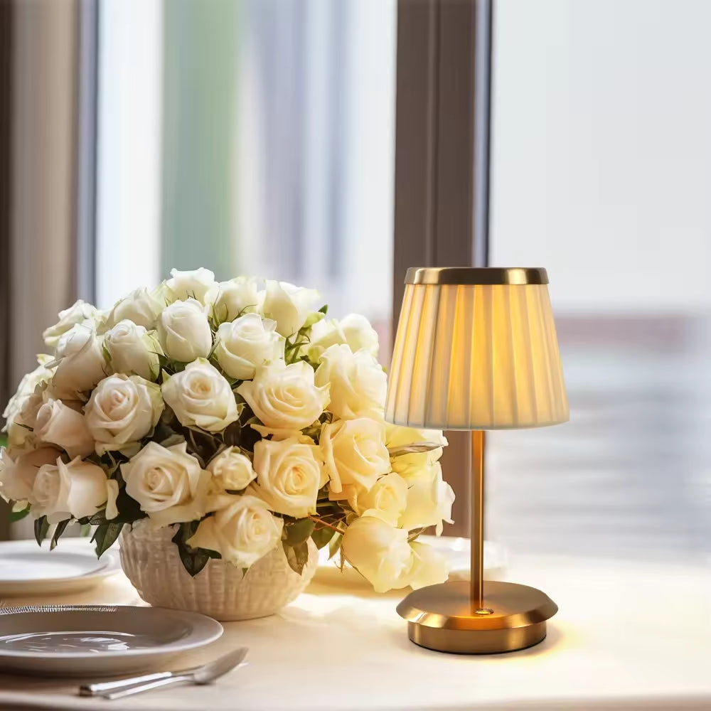 Timeless Grace Lamp with Adjustable LED Lighting and Iron Frame Design NALANI