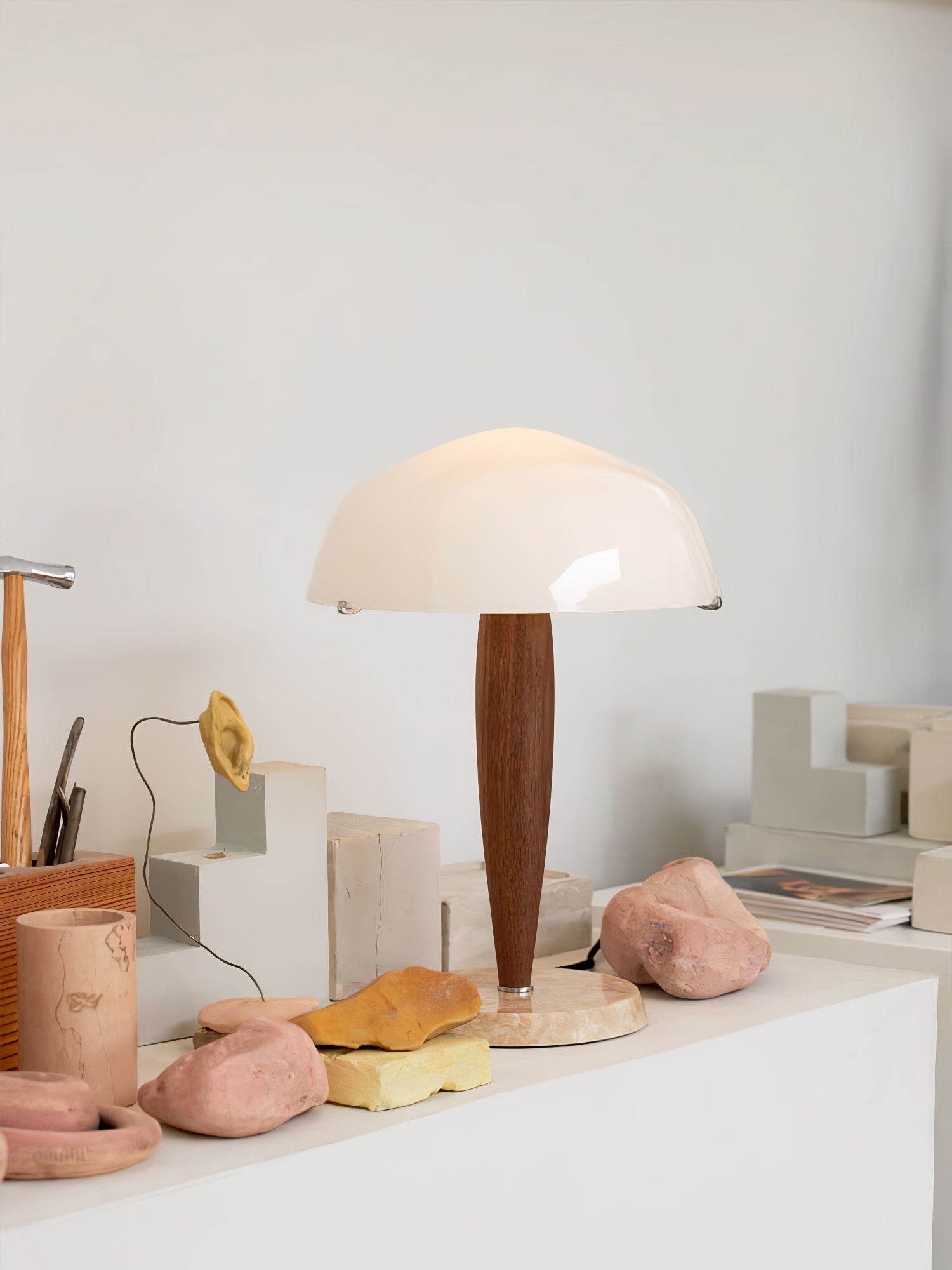 Timeless Table Lamp With Warm Soft Light For Interiors NALANI