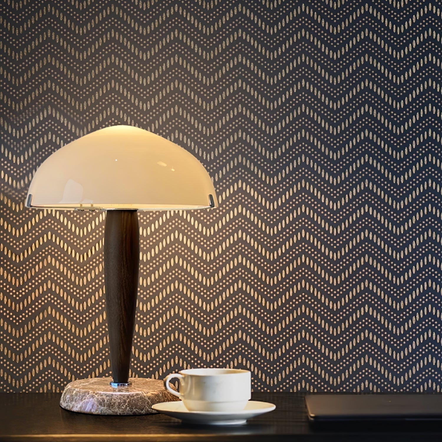Timeless Table Lamp With Warm Soft Light For Interiors NALANI
