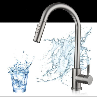 Touch Sensor Kitchen Faucet With Pull Down Sprayer High Arc NALANI