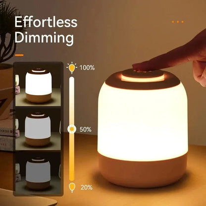 Touch Sensor LED Bedside Lamp For Kids USB Rechargeable NALANI