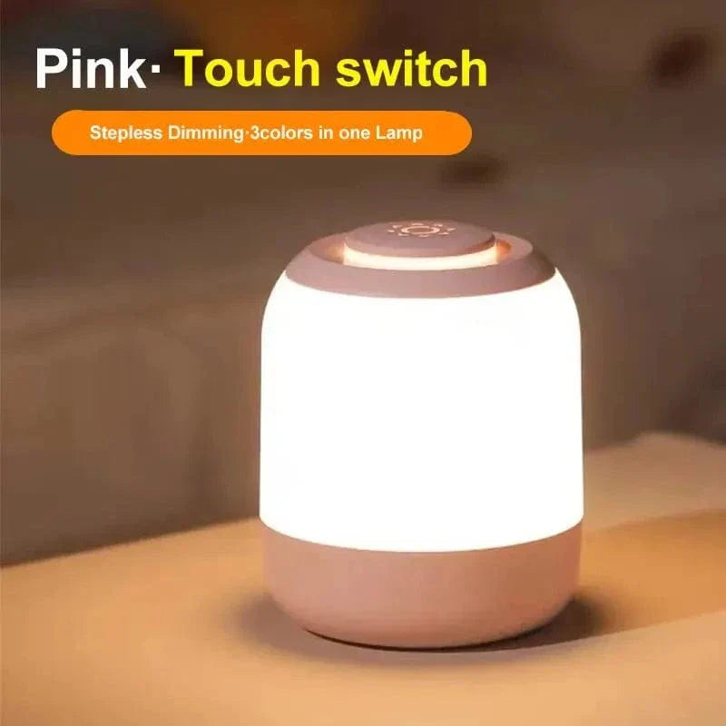 Touch Sensor LED Bedside Lamp For Kids USB Rechargeable NALANI