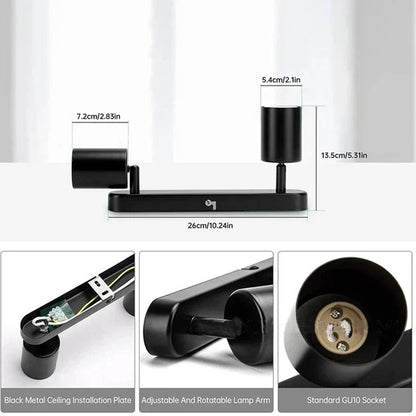 Track Adjustable Spotlight for Flexible Lighting Solutions NALANI