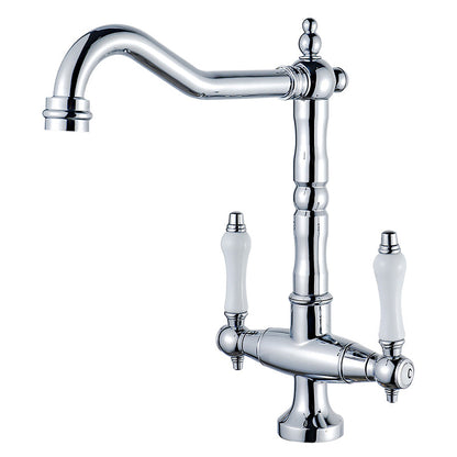 Traditional Kitchen Bar Faucet Double Handle High Arch NALANI