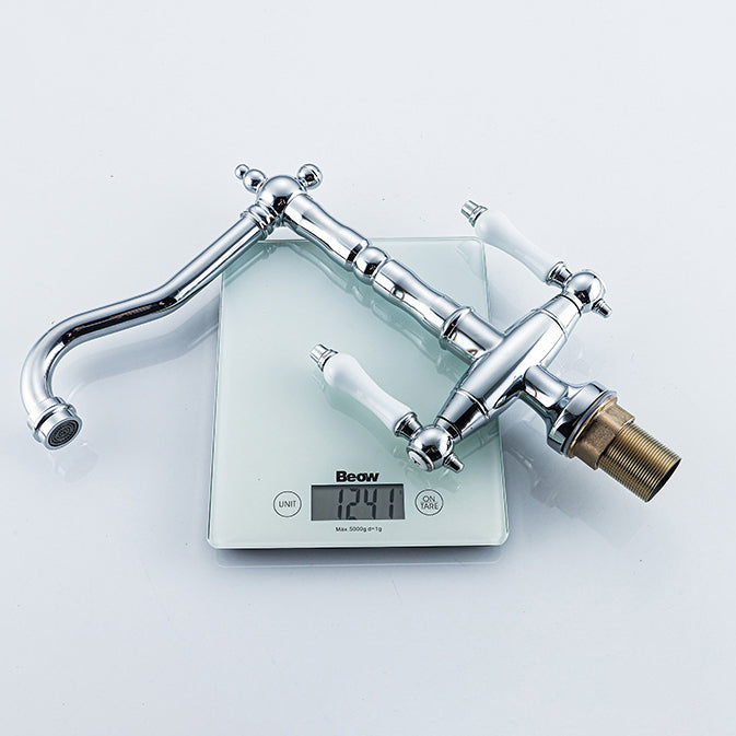 Traditional Kitchen Bar Faucet Double Handle High Arch NALANI