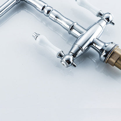 Traditional Kitchen Bar Faucet Double Handle High Arch NALANI