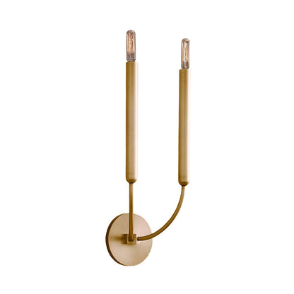 Traditional Metal Wall Lamp Sconce Black Brass Indoor NALANI