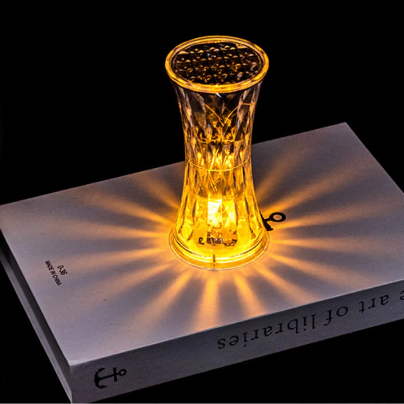 Transparent LED Diamond Reading Lamp For Modern Decor NALANI