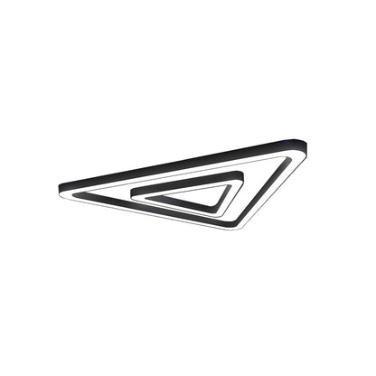 Triangular Black Modern LED Ceiling Light Chandelier NALANI